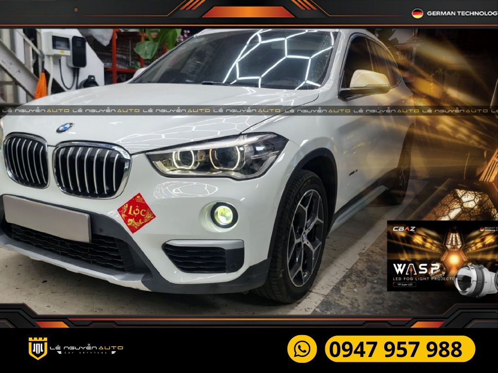 BMW X1 2019 - BI GẦM WASP LED FOG LIGHT