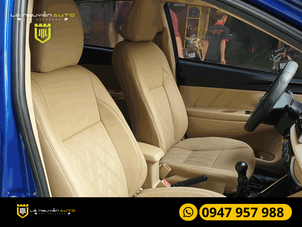 Bọc Ghế Da TOYOTA VIOS Hàng Có Sẵn, Giá Tốt Nhất
