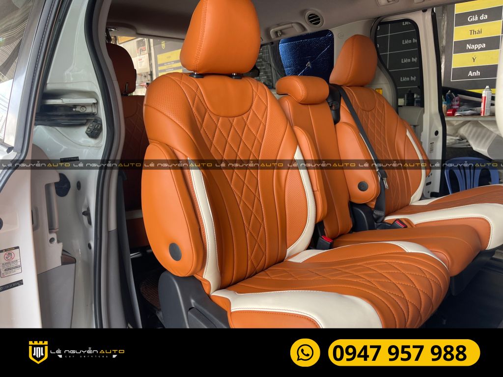 TOYOTA SIENNA BỌC GHẾ DA