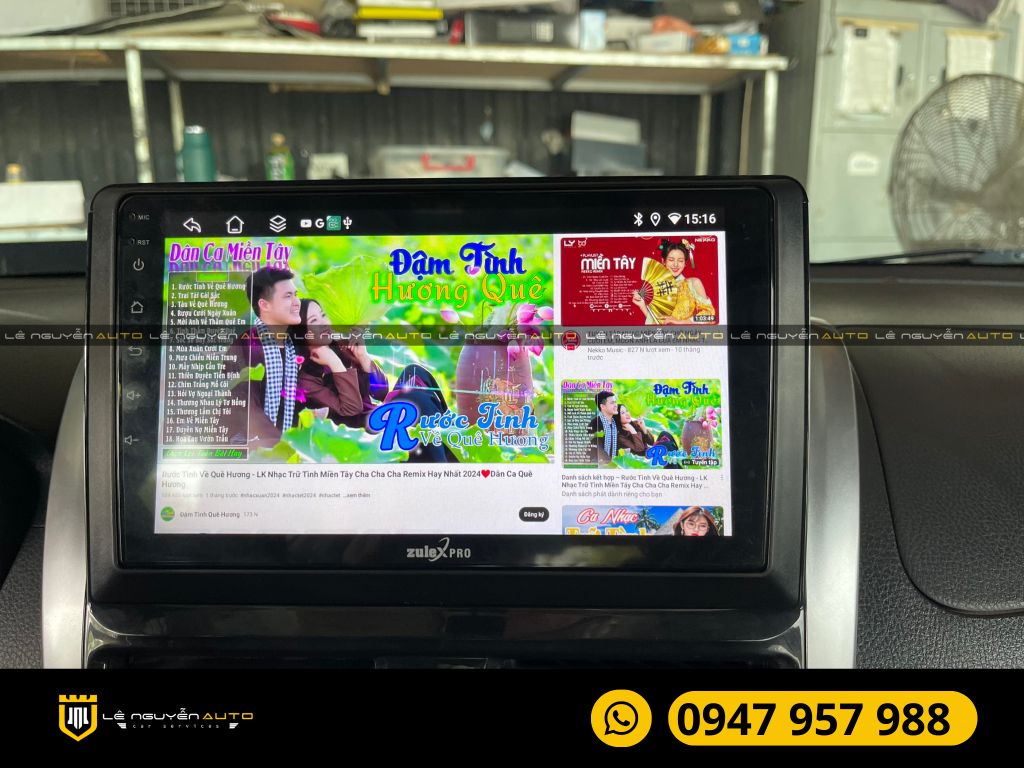 TOYOTA YARIS LẤP MÀN HÌNH ANDROID ZULEX