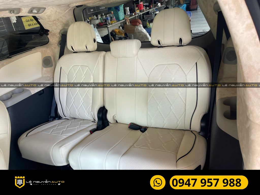 TOYOTA SIENNA 2015 BỌC DA Ý BỌC TRẦN DA LỘN ALCANTARA VÀ LÓT SÀN 6D 360 ĐỘ