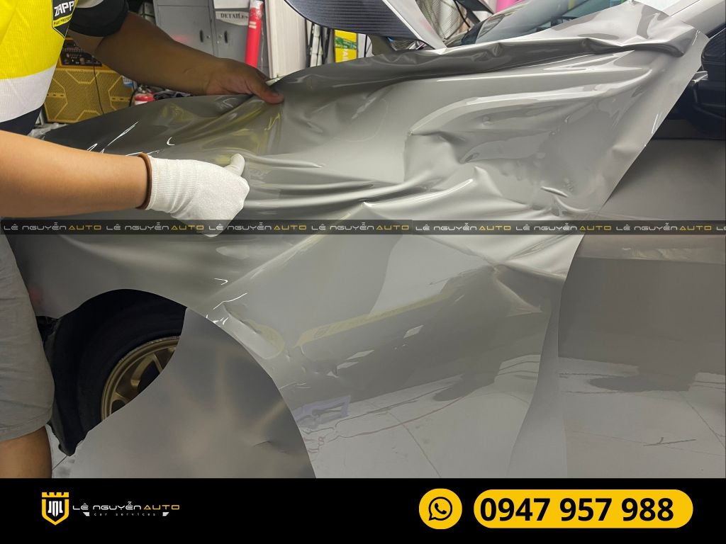WRAP ĐỔI MÀU XÁM XI MĂNG XE HONDA CIVIC