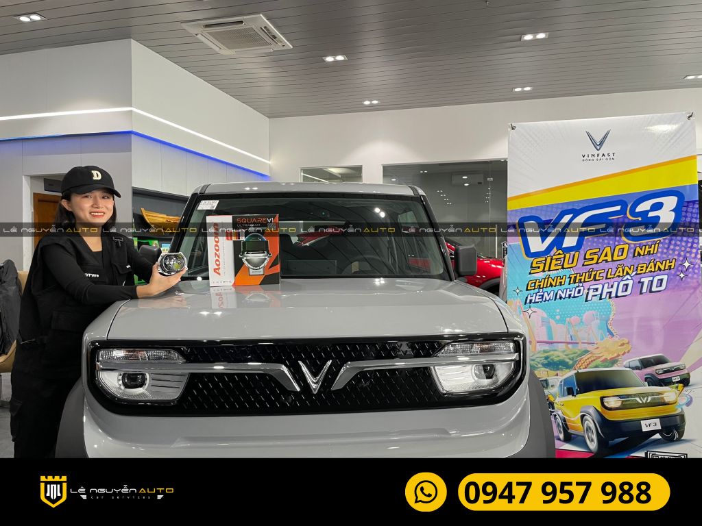 ĐÈN BI AOZOOM SQUARE V1, V2, V3 CHO VF3