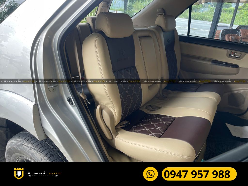 TOYOTA FORTUNER 2015 BỌC GHẾ DA