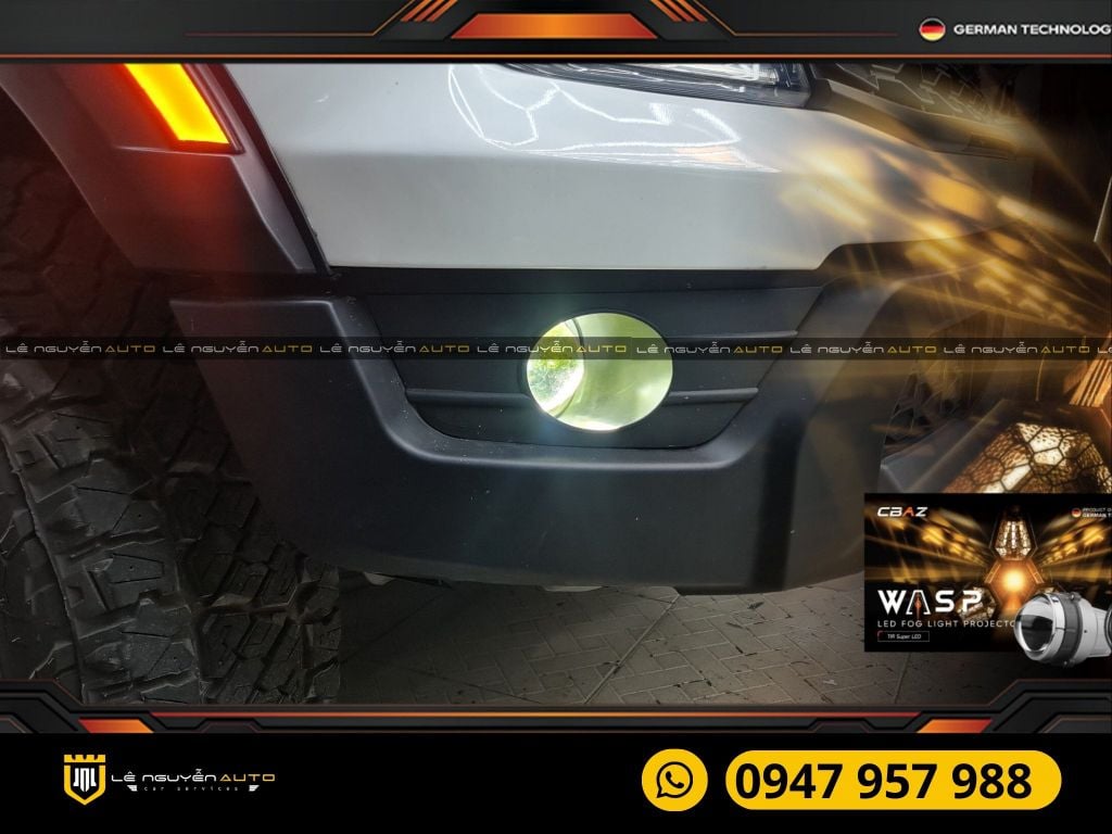 FORD RANGER RAPTOR 2023 - BI LED CAPTAIN & BI GẦM WASP LED FOG LIGHT