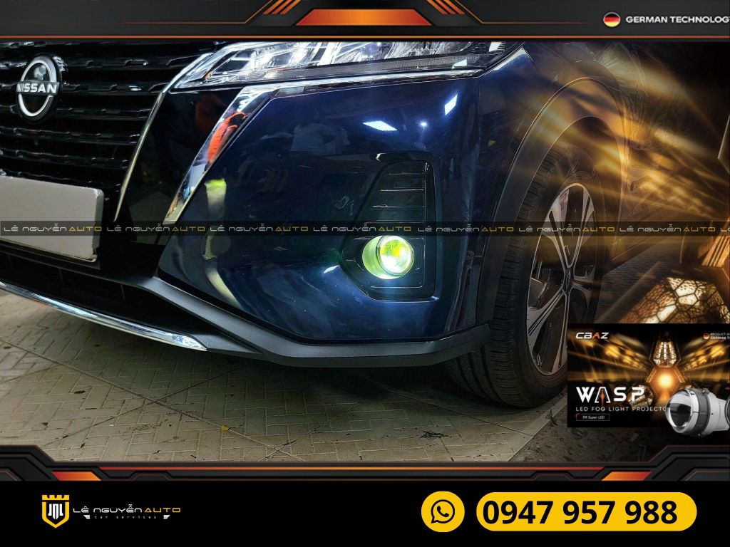 NISSAN KICKS 2024 - BI GẦM WASP LED FOG LIGHT