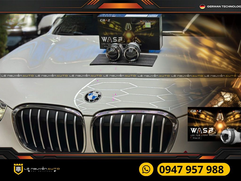 BMW X1 2019 - BI GẦM WASP LED FOG LIGHT