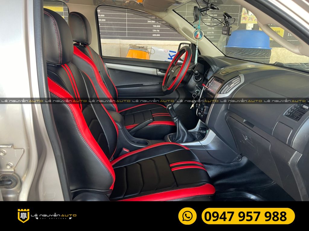 BỌC GHẾ DA NAPPA ISUZU D-MAX
