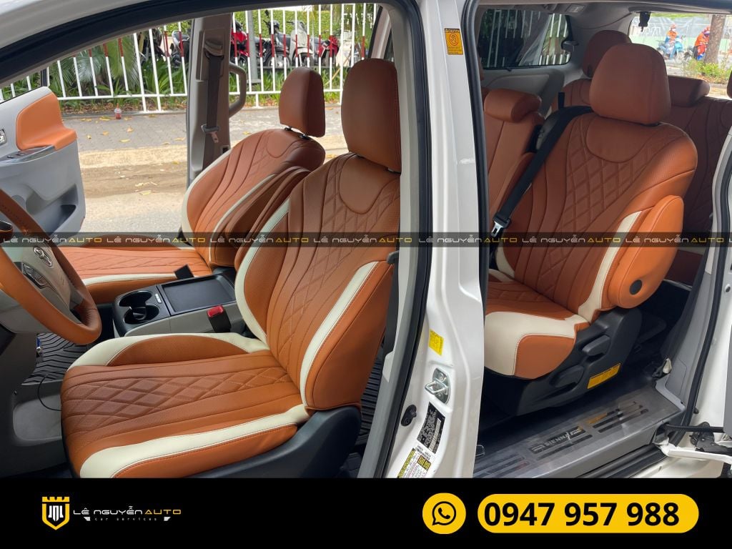 TOYOTA SIENNA BỌC GHẾ DA