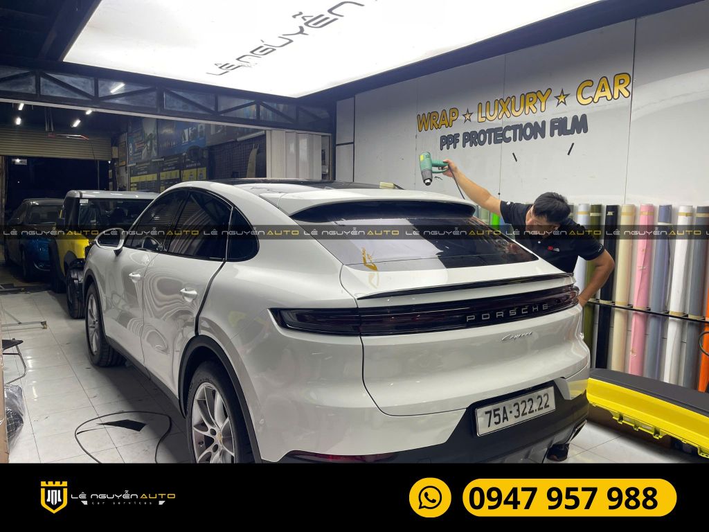 PORSCHE CAYENNE DÁN PHIM CÁCH NHIỆT