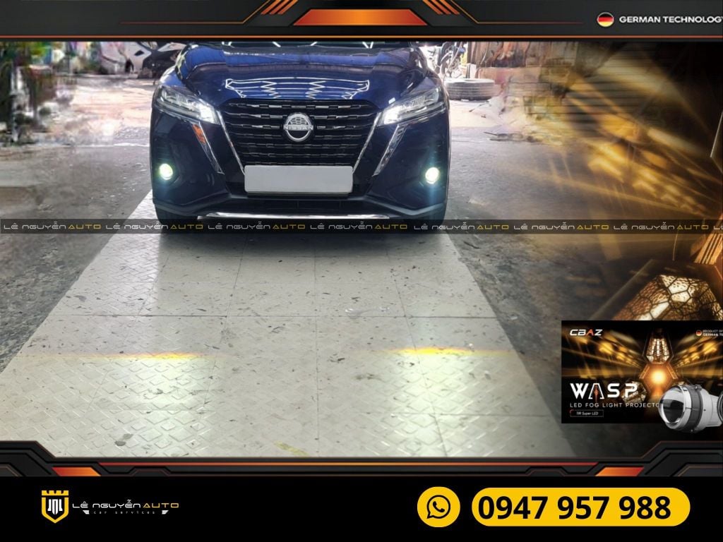 NISSAN KICKS 2024 - BI GẦM WASP LED FOG LIGHT