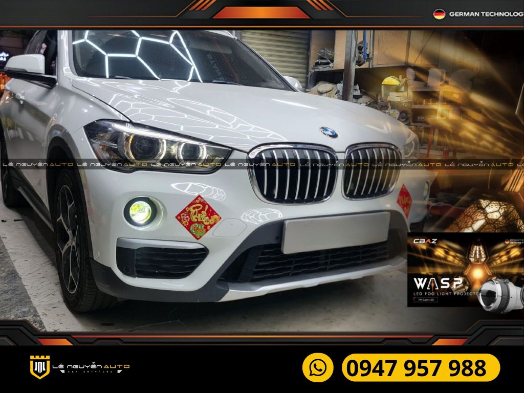 BMW X1 2019 - BI GẦM WASP LED FOG LIGHT