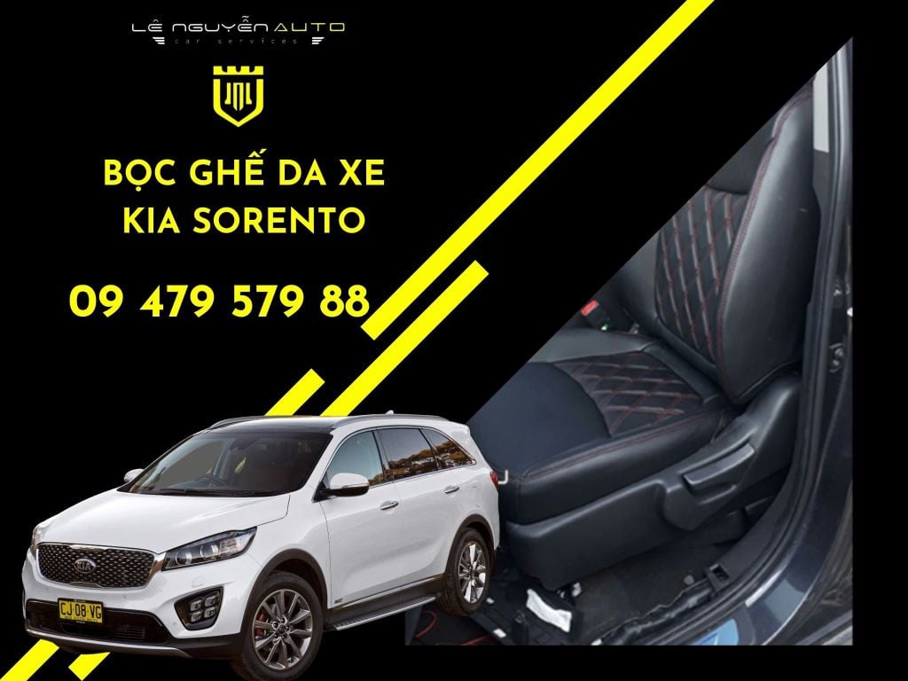 Bọc Ghế Da Nappa Xe KIA Sorento