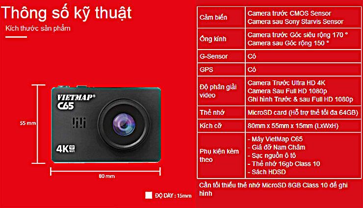 Camera Hành Trình C65 Cho Xe Vinfast
