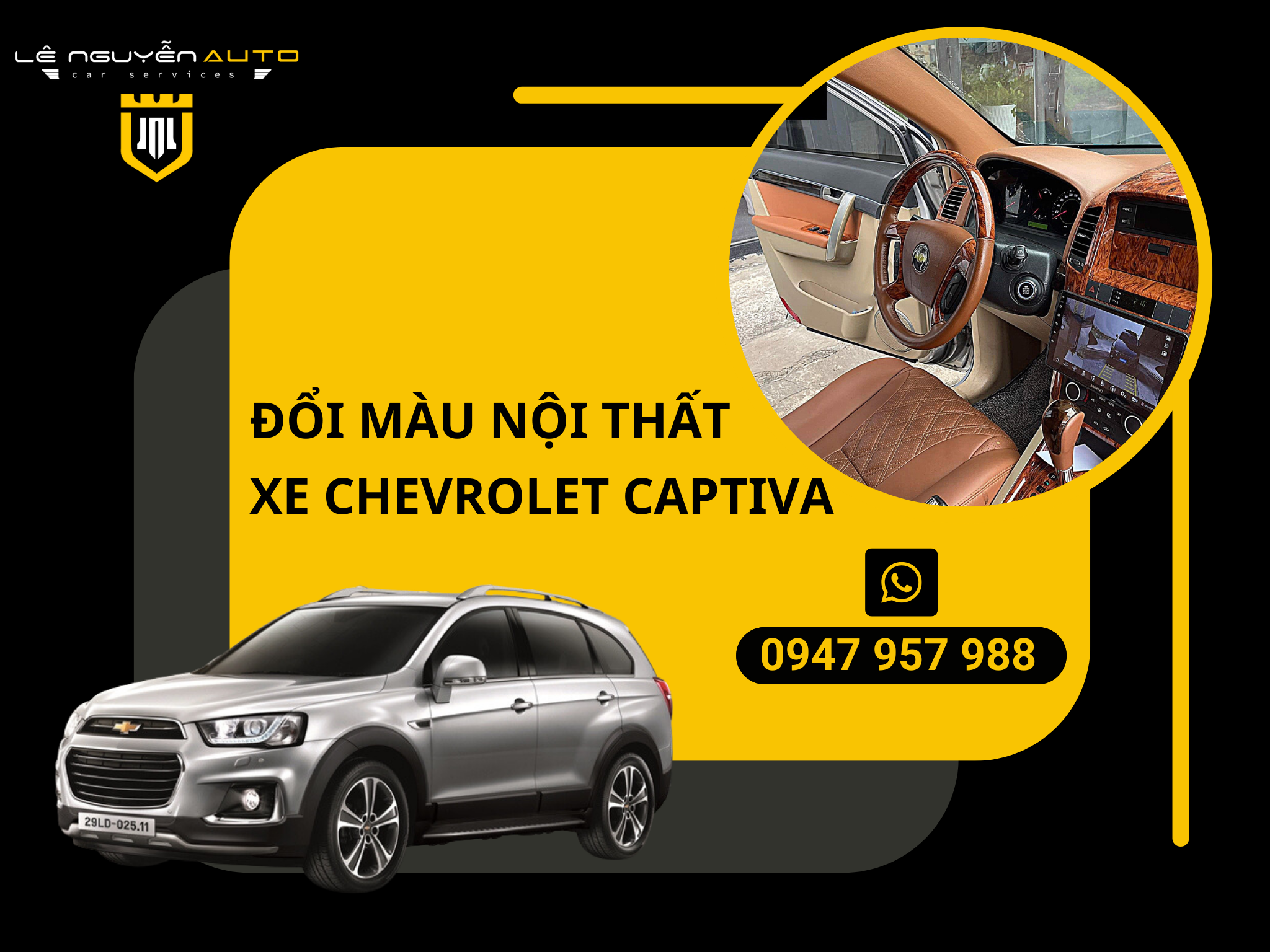  Đổi Màu Nội Thất Chevrolet Captiva 