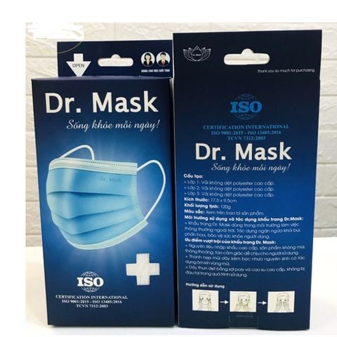 HỘP 30 KHẨU TRANG 3 LỚP DR.MASK
