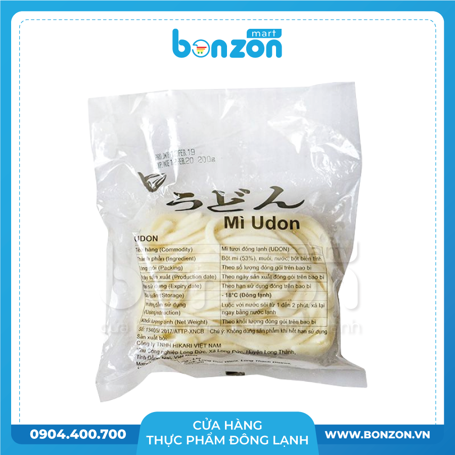 MÌ UDON HIKARI 3.4MM 125G (250G)