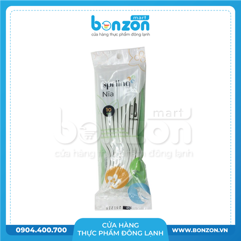 LỐC 10 NĨA NHỰA SPRIING