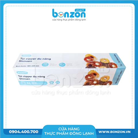  2 TÚI ZIPPER ĐA NĂNG BẤM TRẮNG SHINSEN 80 x 22.5CM (1L)_50000 