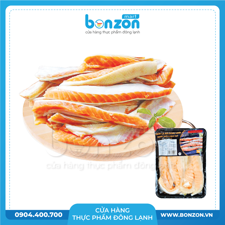 LƯỜN CÁ HỒI 1-3CM 500G