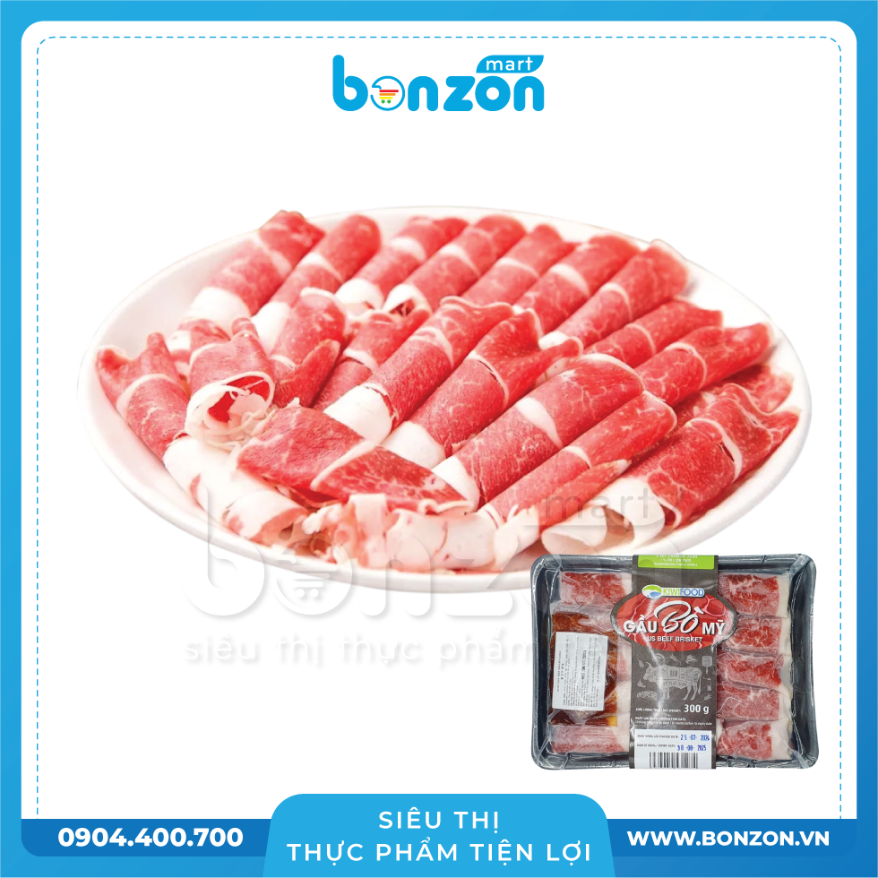 GẦU BÒ MỸ KIWI 300G