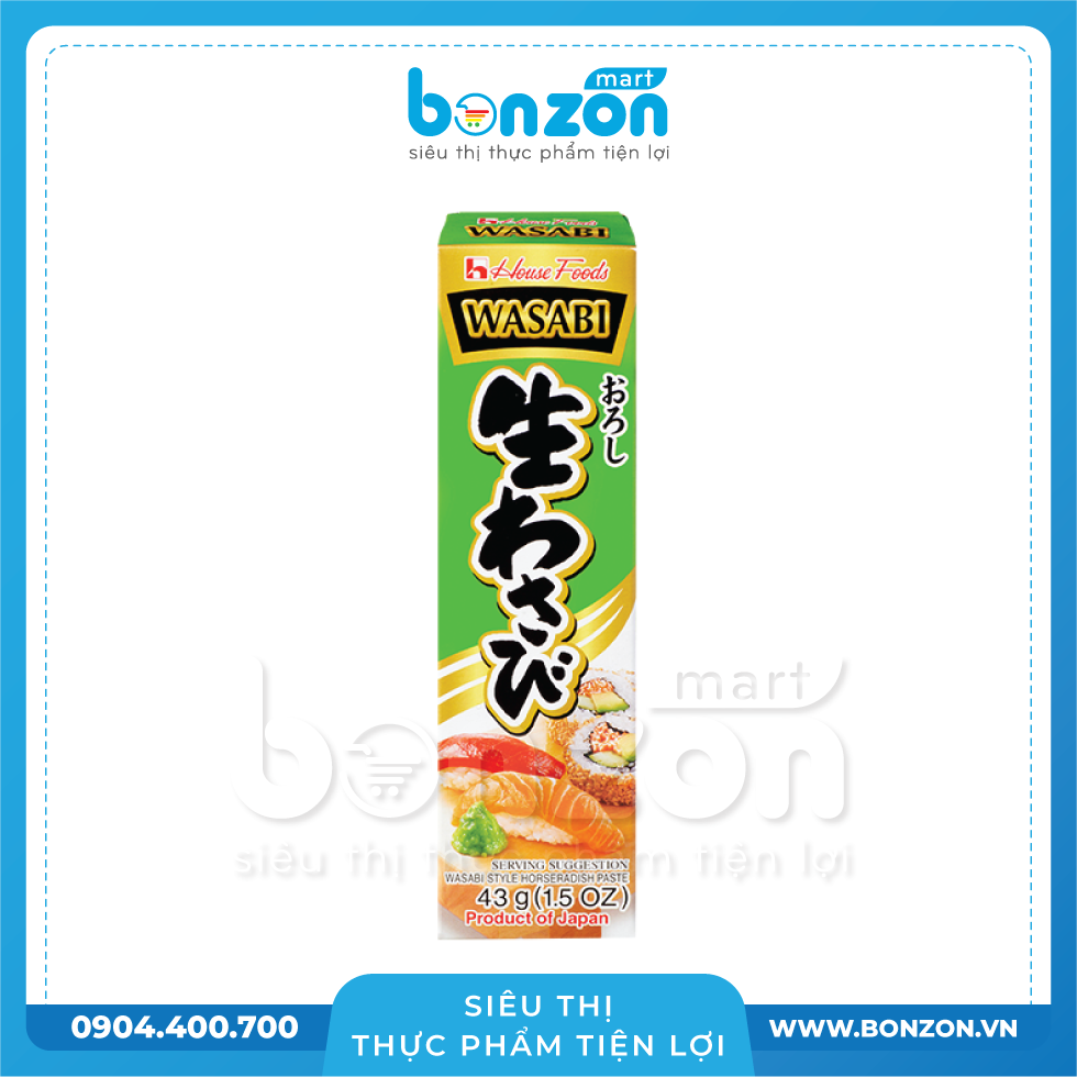 XỐT MÙ TẠT TƯƠI WASABI NHẬT (43G)