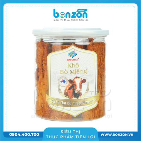 KHÔ BÒ MIẾNG HẢI CHÂU HỘP (100G)