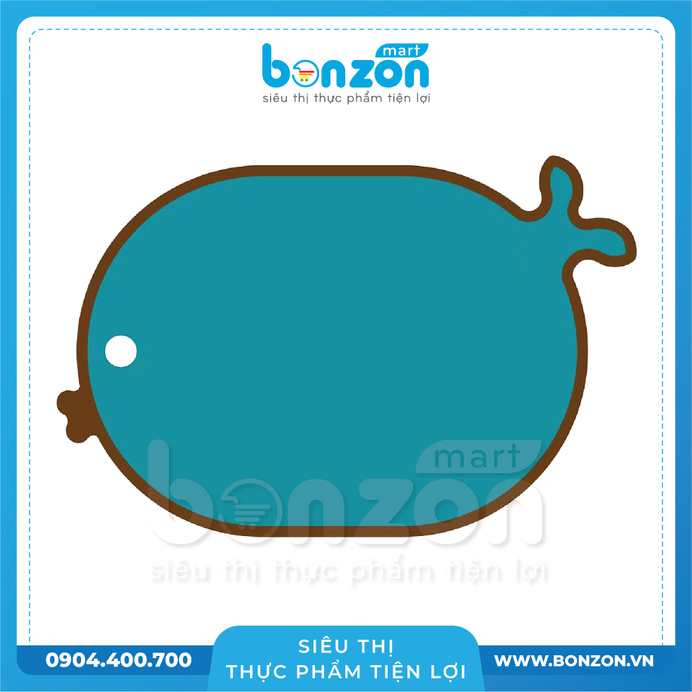 THỚT NHỰA HÌNH CON CÁ MÀU XANH CSC555