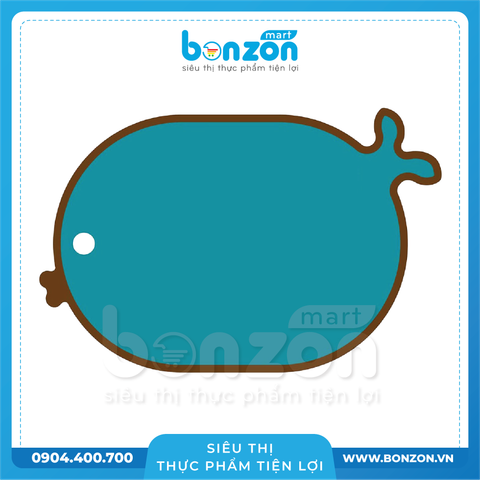 THỚT NHỰA HÌNH CON CÁ MÀU XANH CSC555