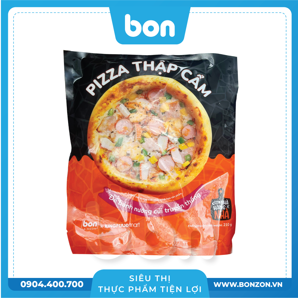 PIZZA THẬP CẨM KINGBON 18CM (210G)