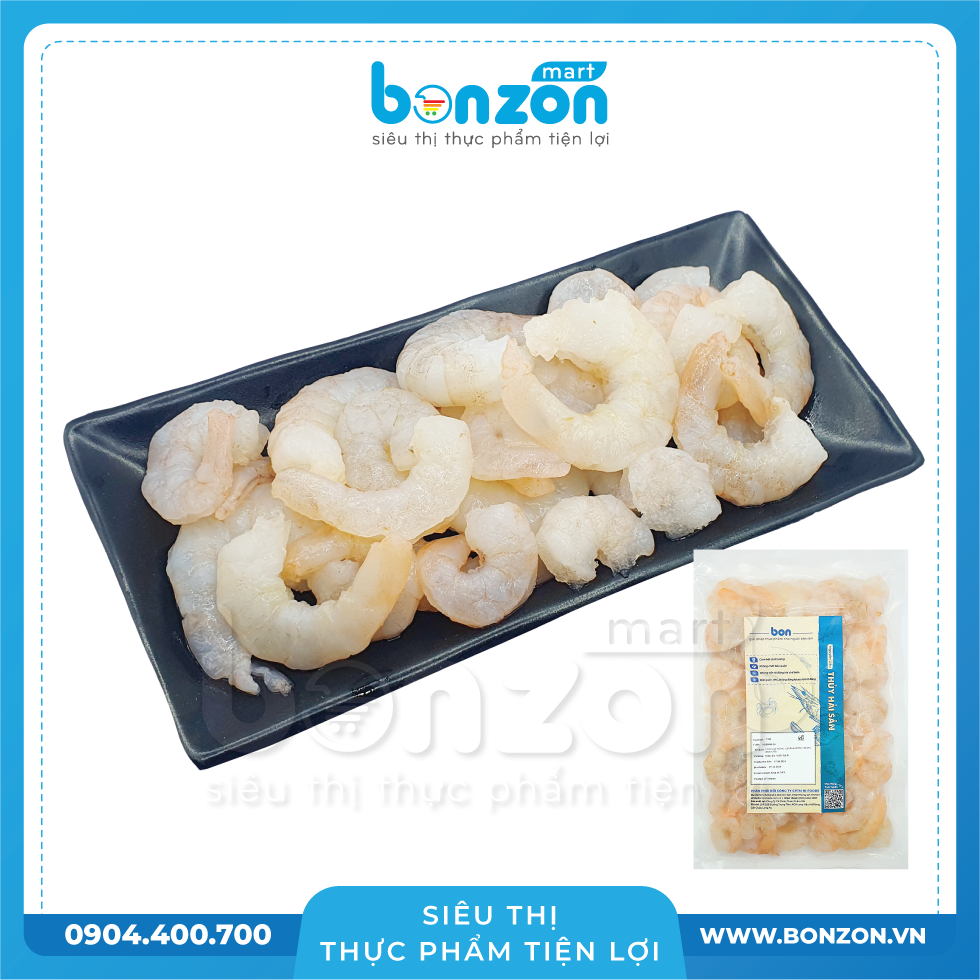 TÔM LỘT VỎ ĐÔNG LẠNH (500G)