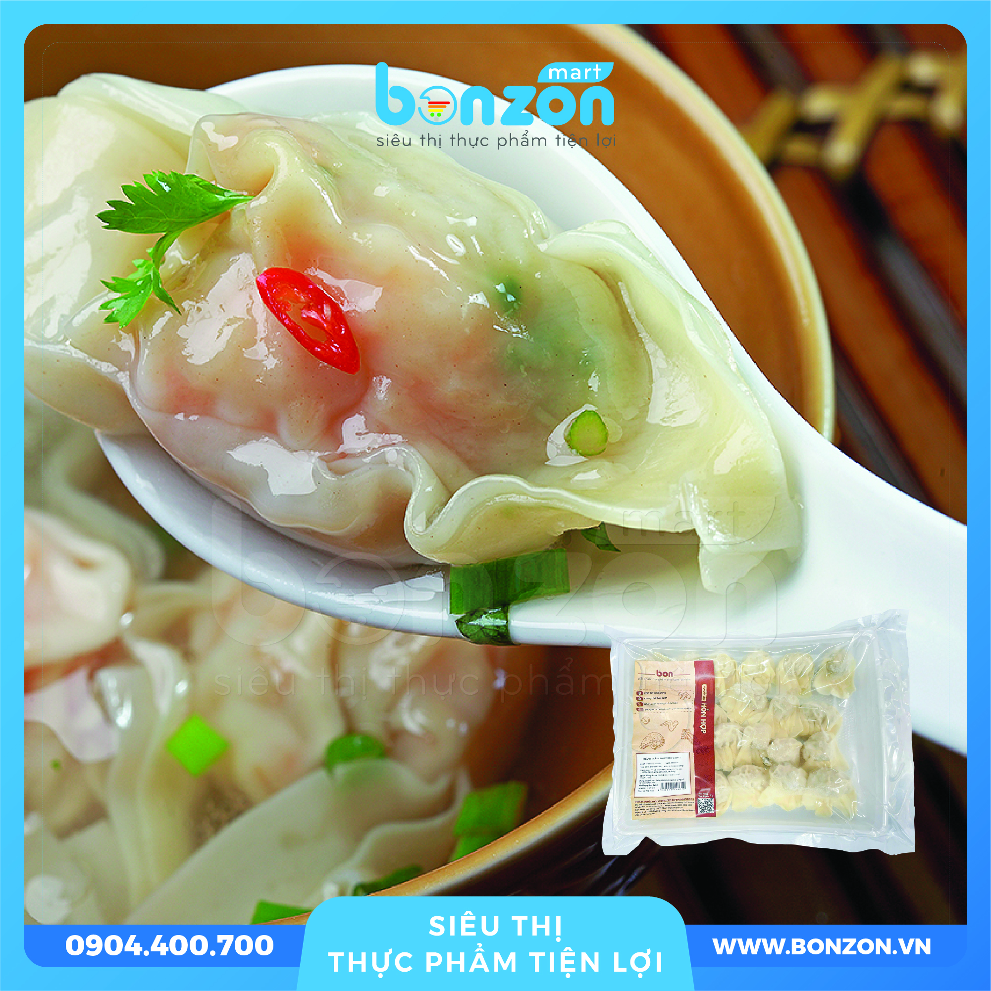 HOÀNH THÁNH TÔM THỊT 14G (336G)