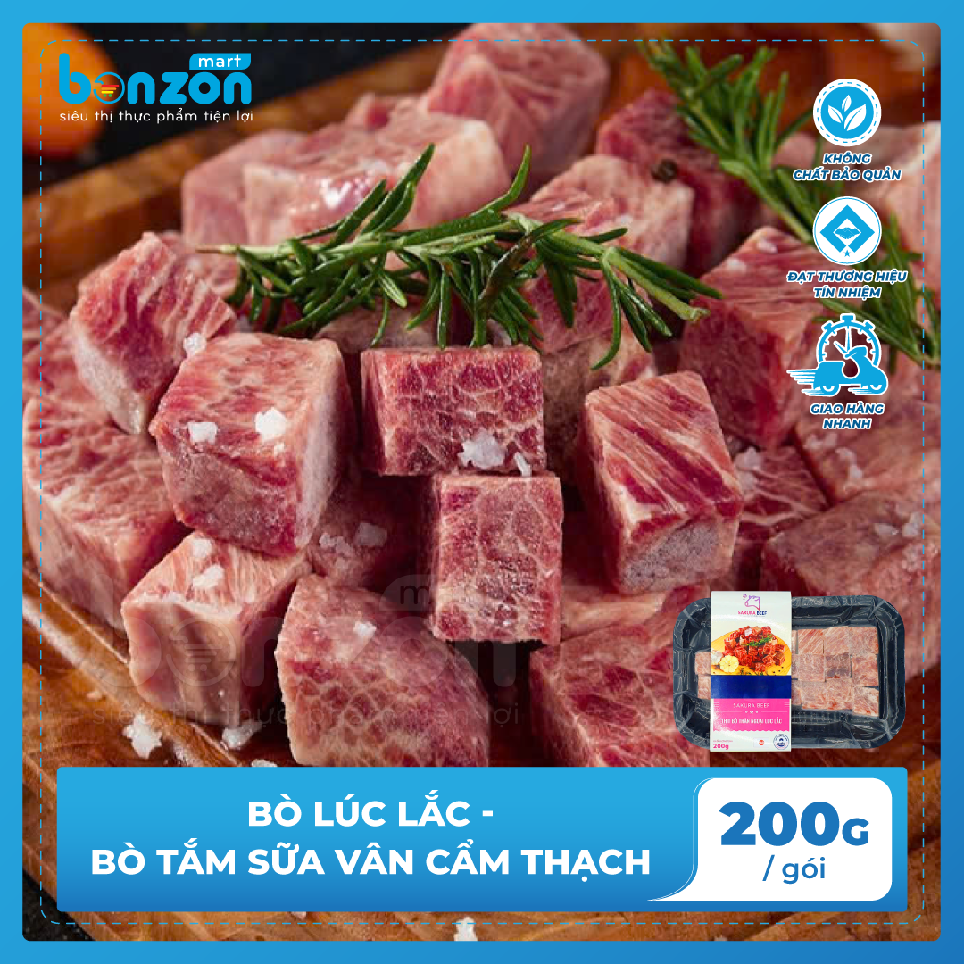 THĂN NGOẠI BÒ LÚC LẮC CẨM THẠCH SAKURA (200G)