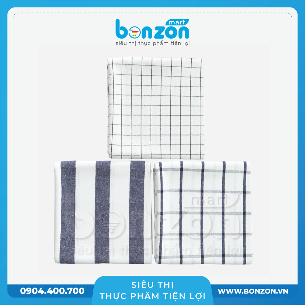 BỘ 3 KHĂN COTTON UDINE-60X40X60-NHIỀU MÀU