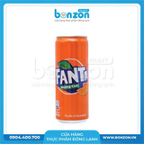 6 LON NƯỚC NGỌT FANTA CAM LON 320ML_30000