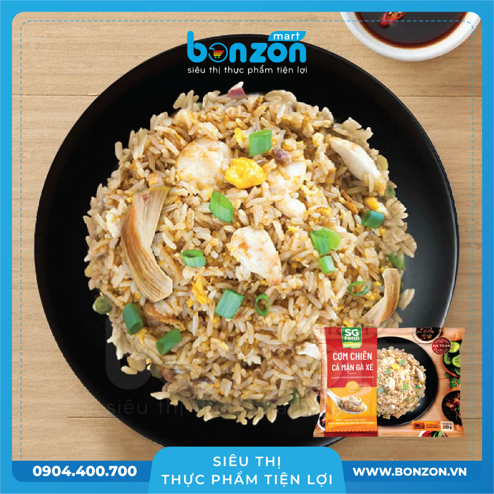 CƠM CHIÊN CÁ MẶN GÀ XÉ (200G)