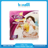  KHĂN GIẤY ĂN EMOS PREM 1 LỚP TÍM 100 TỜ 