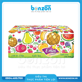 KHĂN GIẤY GÓI MỀM EMOS PREM HOA QUẢ 2 LỚP 230 TỜ