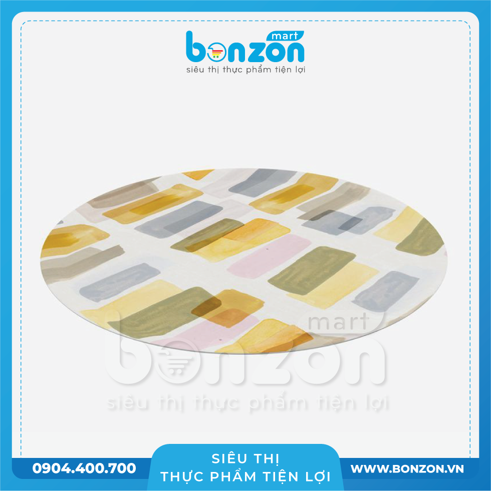 KHAY TRÒN CỠ LỚN MARCHE ROSE-38X38X2.5-NHIỀU MÀU