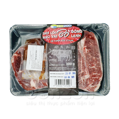 LÕI NẠC VAI BÒ MỸ KIWI 300G (STEAK)