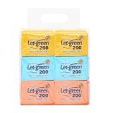  KHĂN GIẤY LỤA LET GREEN 200 TỜ 