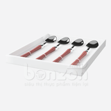  BỘ 4 MUỖNG CHUÔI GỖ CALABRIA ROSE-16.4X26.5X2.5CM 