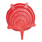  BỘ 6 NẮP SILICONE PESCARA LILY-20.5X20.5X2-ĐỎ 