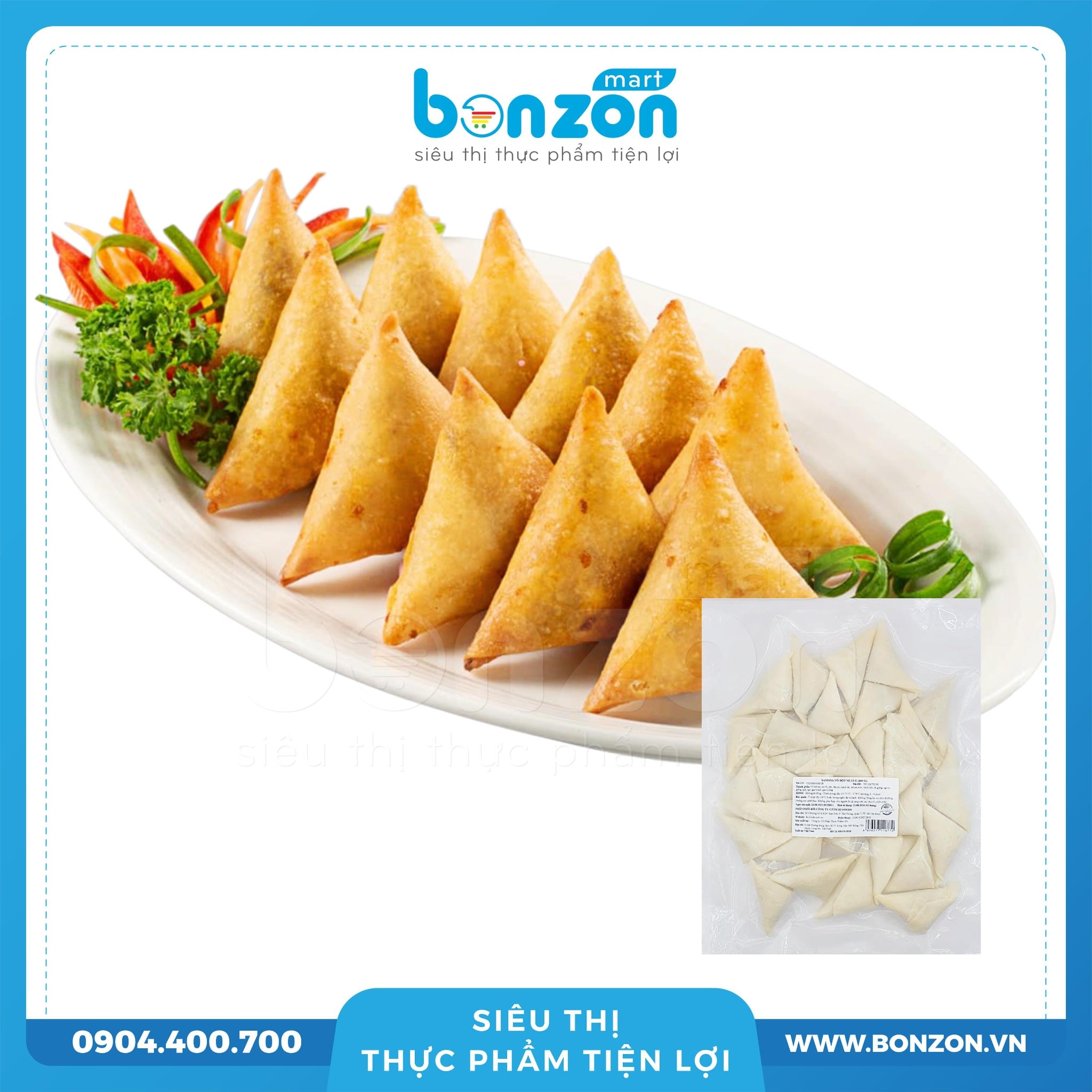 SAMOSA VỎ BỘT MÌ 15G (480G)