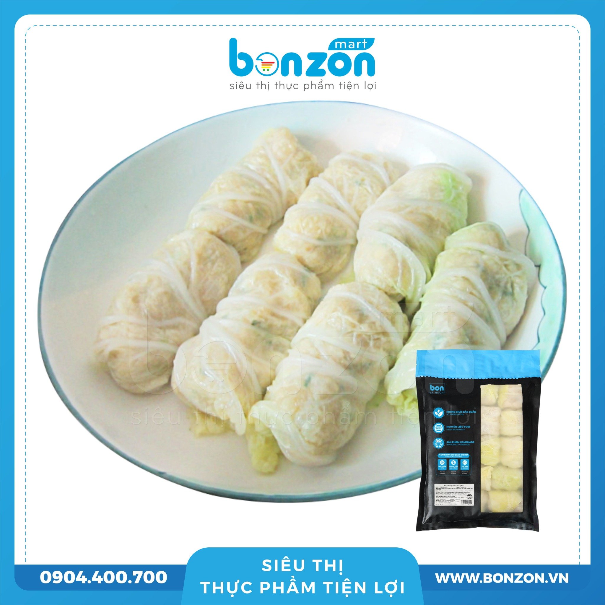 BẮP CẢI CUỘN THỊT 33,3G (400G)