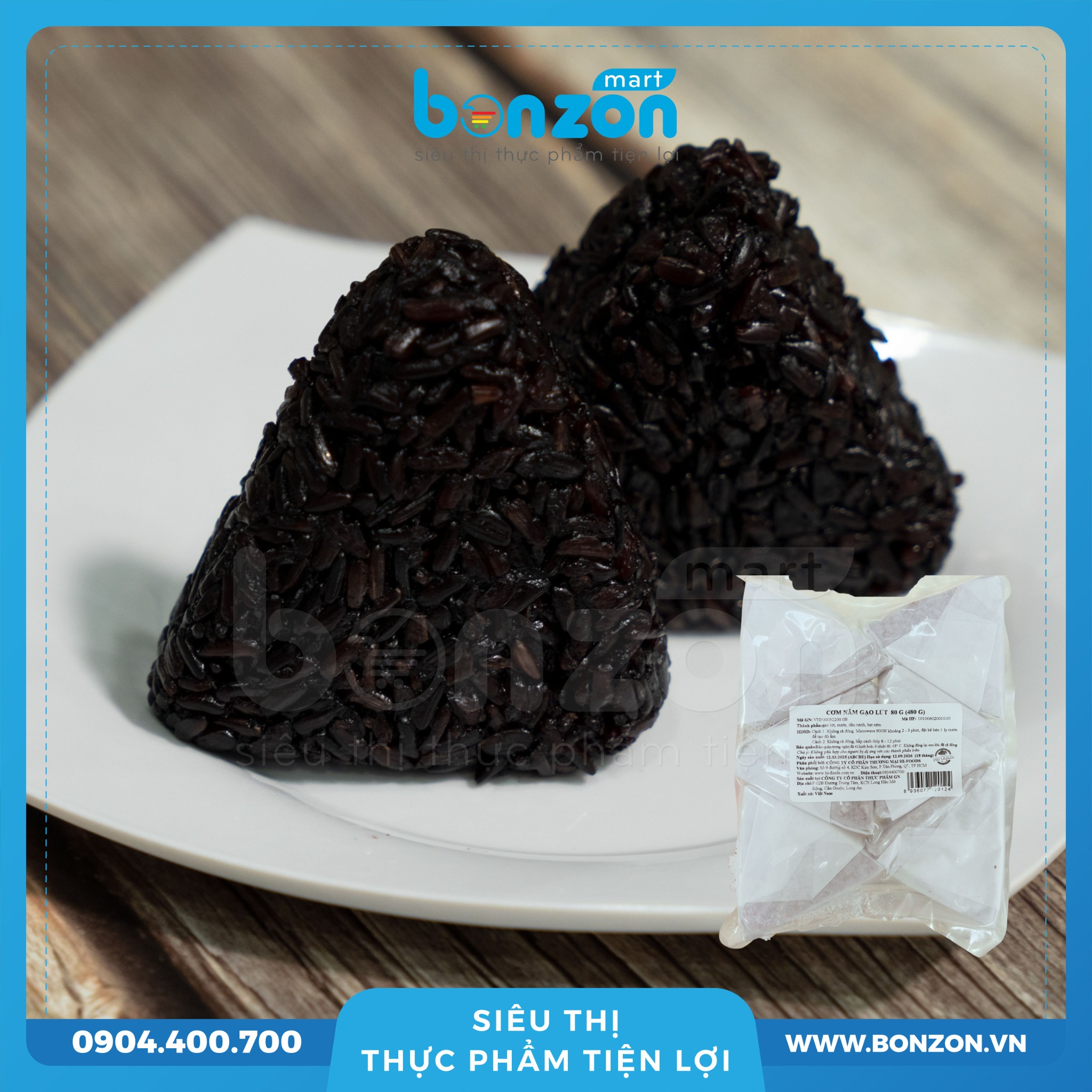 CƠM NẮM GẠO LỨT 80G (480G)