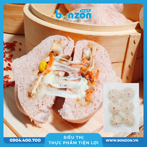 BÁNH BAO GẠO LỨT NHÂN GÀ PHÔ MAI 70G (420G)