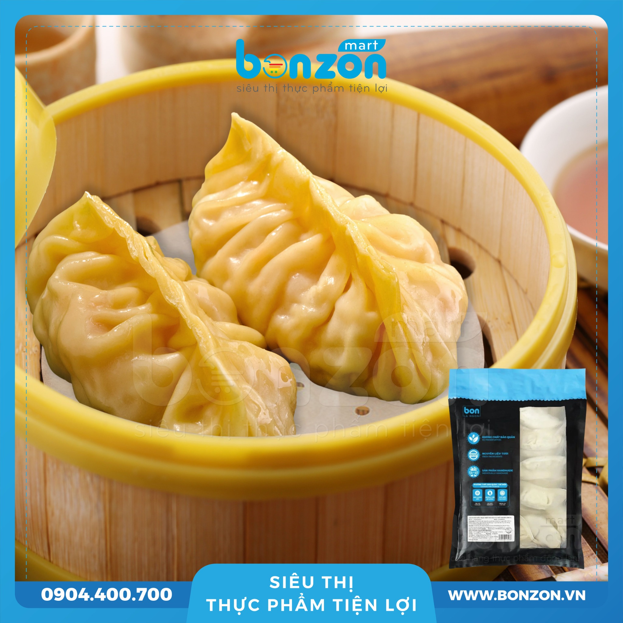 BÁNH XẾP KIỂU NHẬT NHÂN HẢI SẢN VÀ PHÔ MAI 25G (500G)