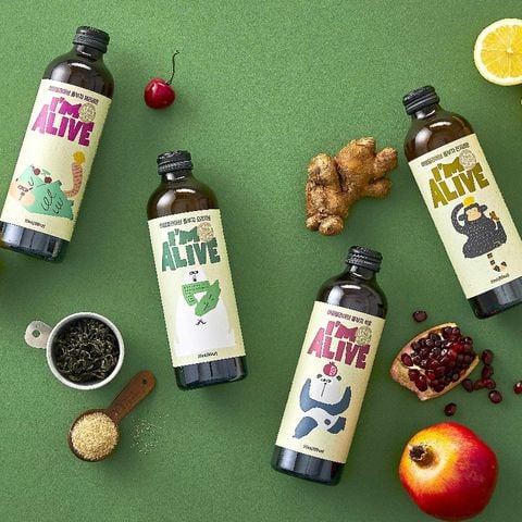TRÀ KOMBUCHA I'M ALIVE VỊ CHANH LỰU (315ML)