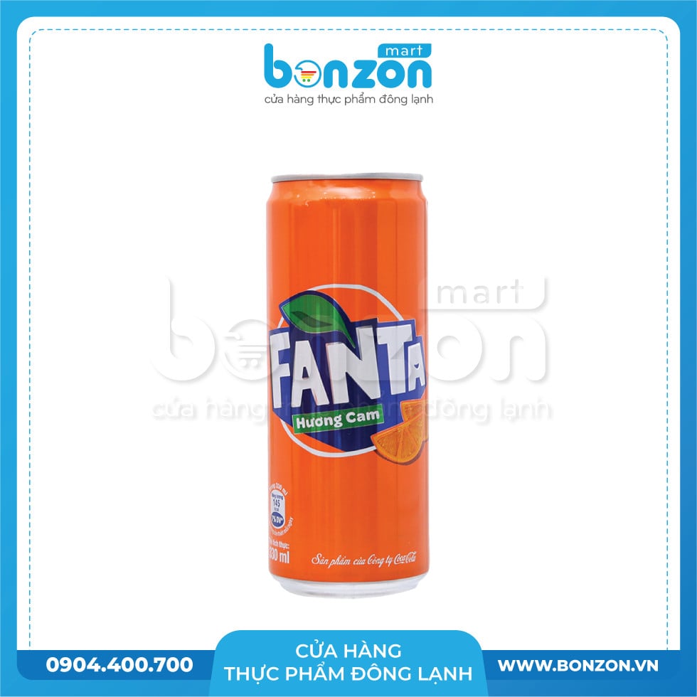 NƯỚC NGỌT FANTA CAM LON 320ML